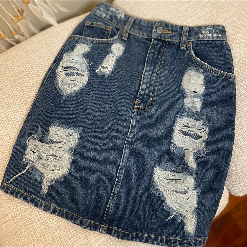 Denim skirt size 26